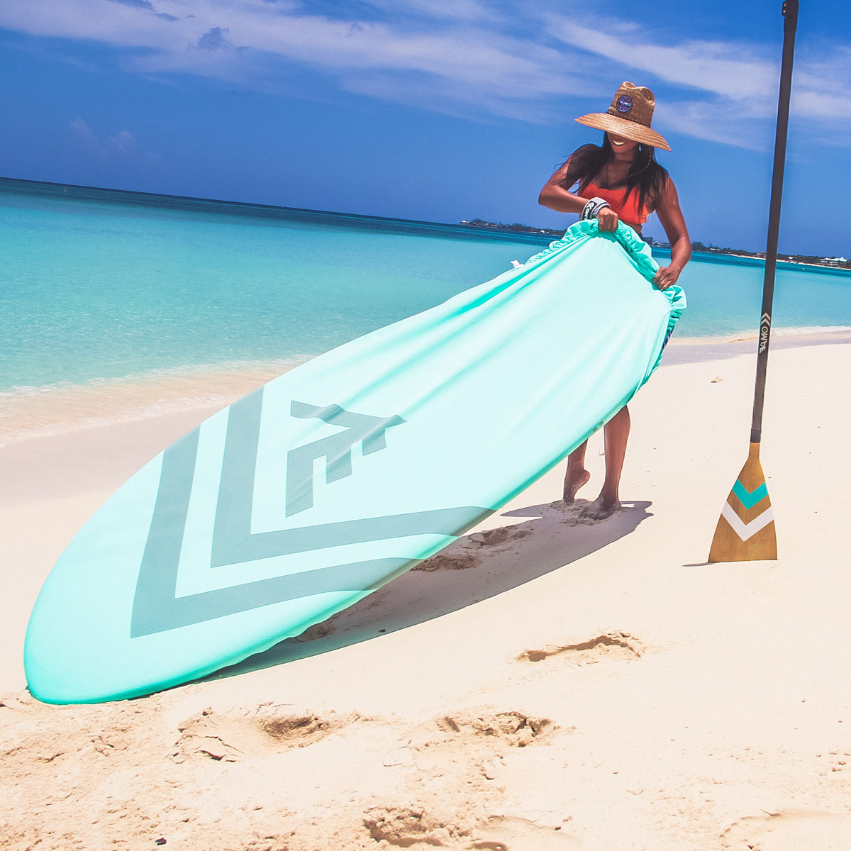 4 Way Stretch Sup Paddleboard Board Cover 106 12 Caribbean 2