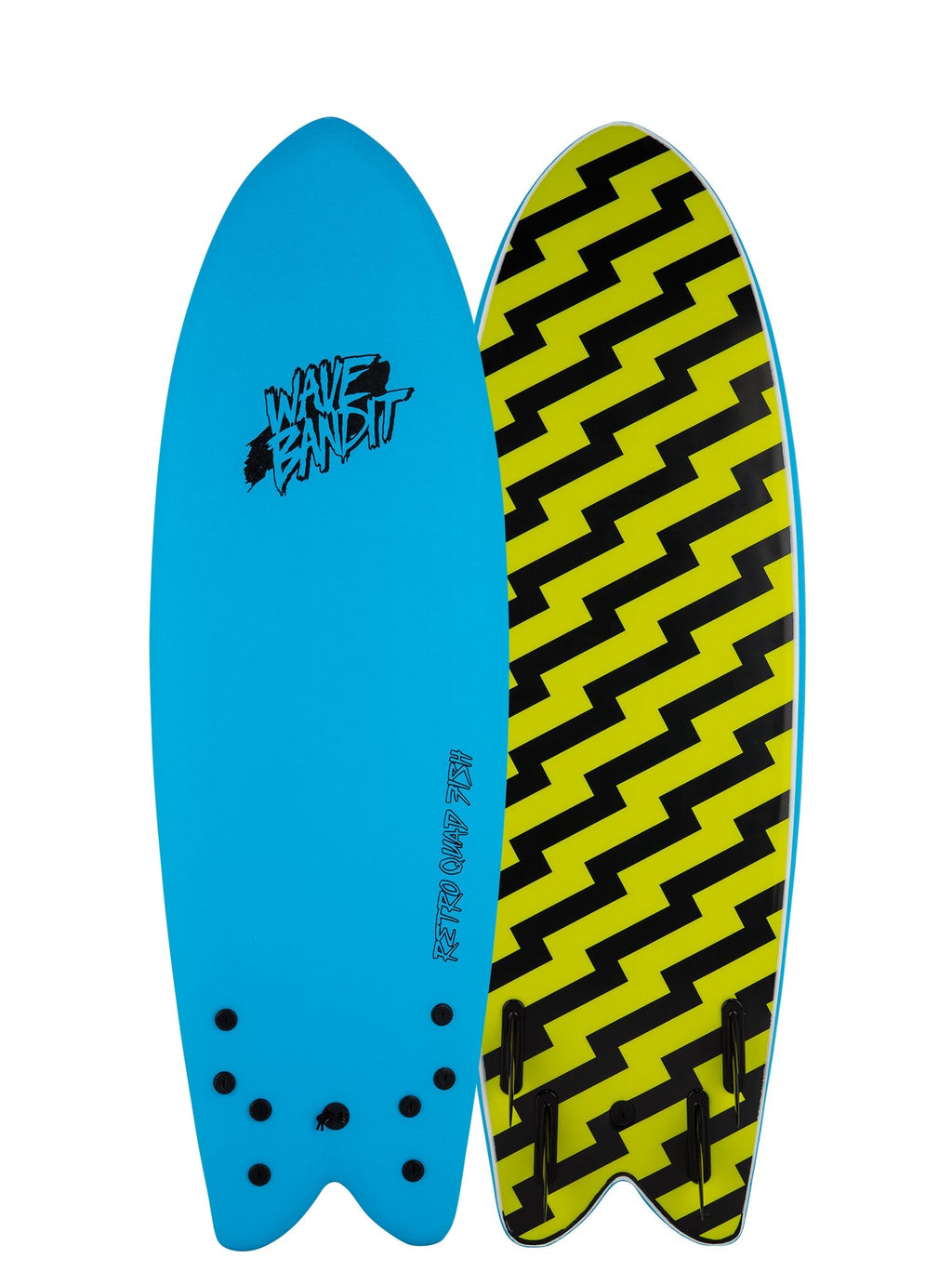 Retro Fish 5'8" Quad-Fin Surfboard