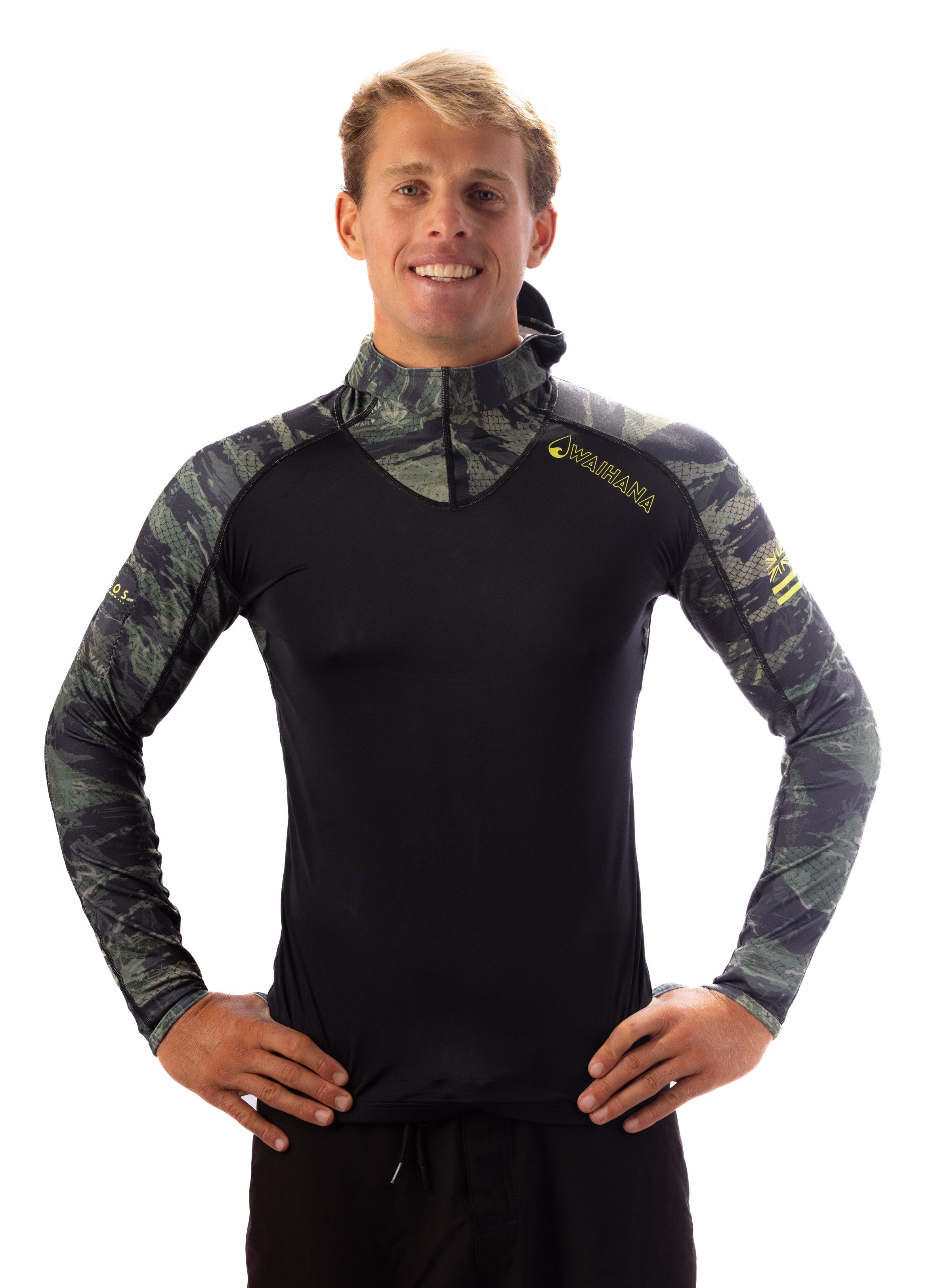 Waihana Tropicamhoodedsurfrashguard
