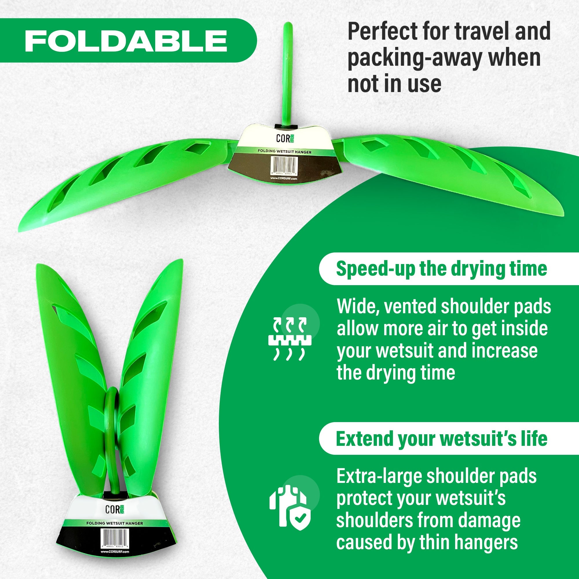 Folding Wetsuit Hanger 2