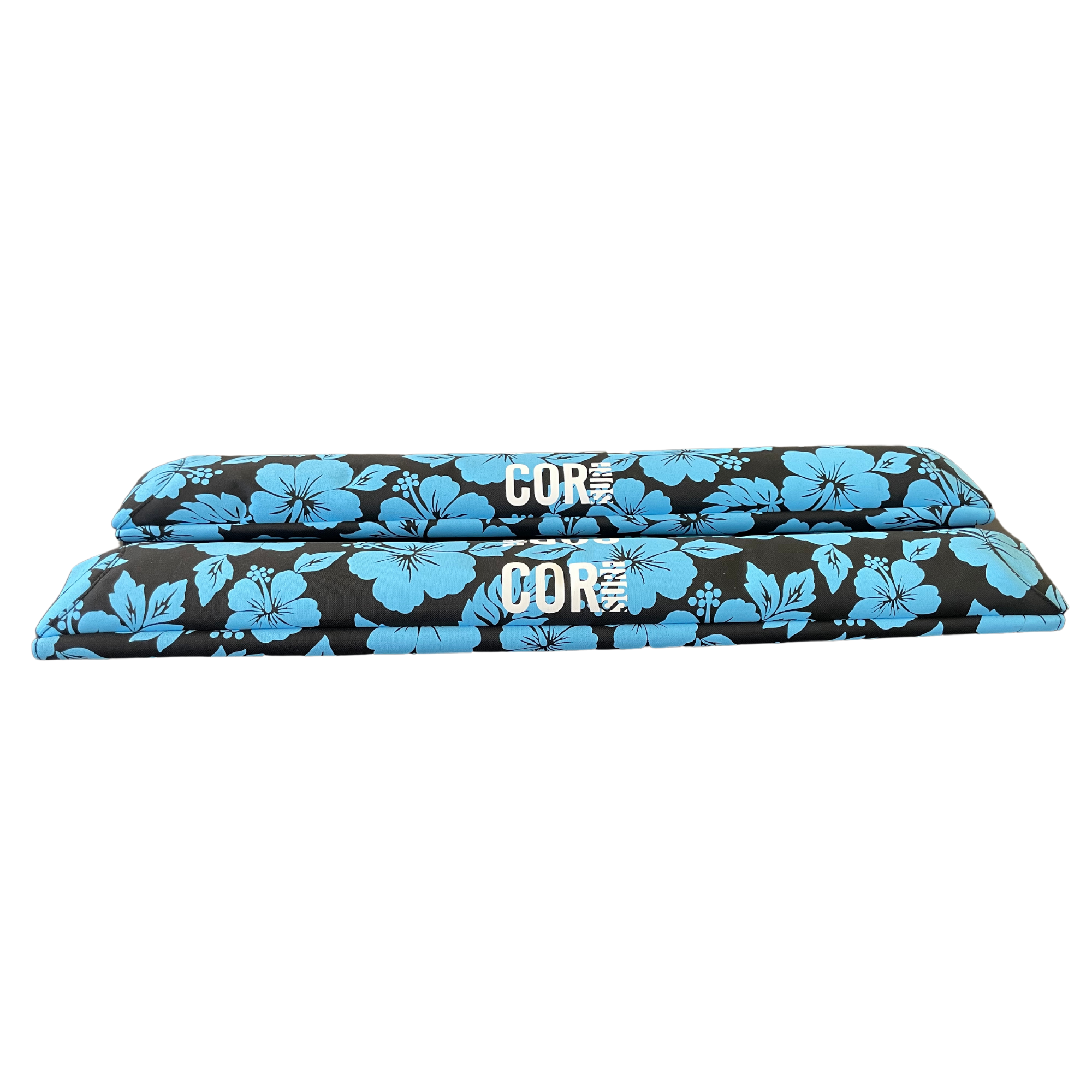 Aero Roof Rack Pads Surf Paddle Kayak 28 Wide Blue Hawaiian Corsurf