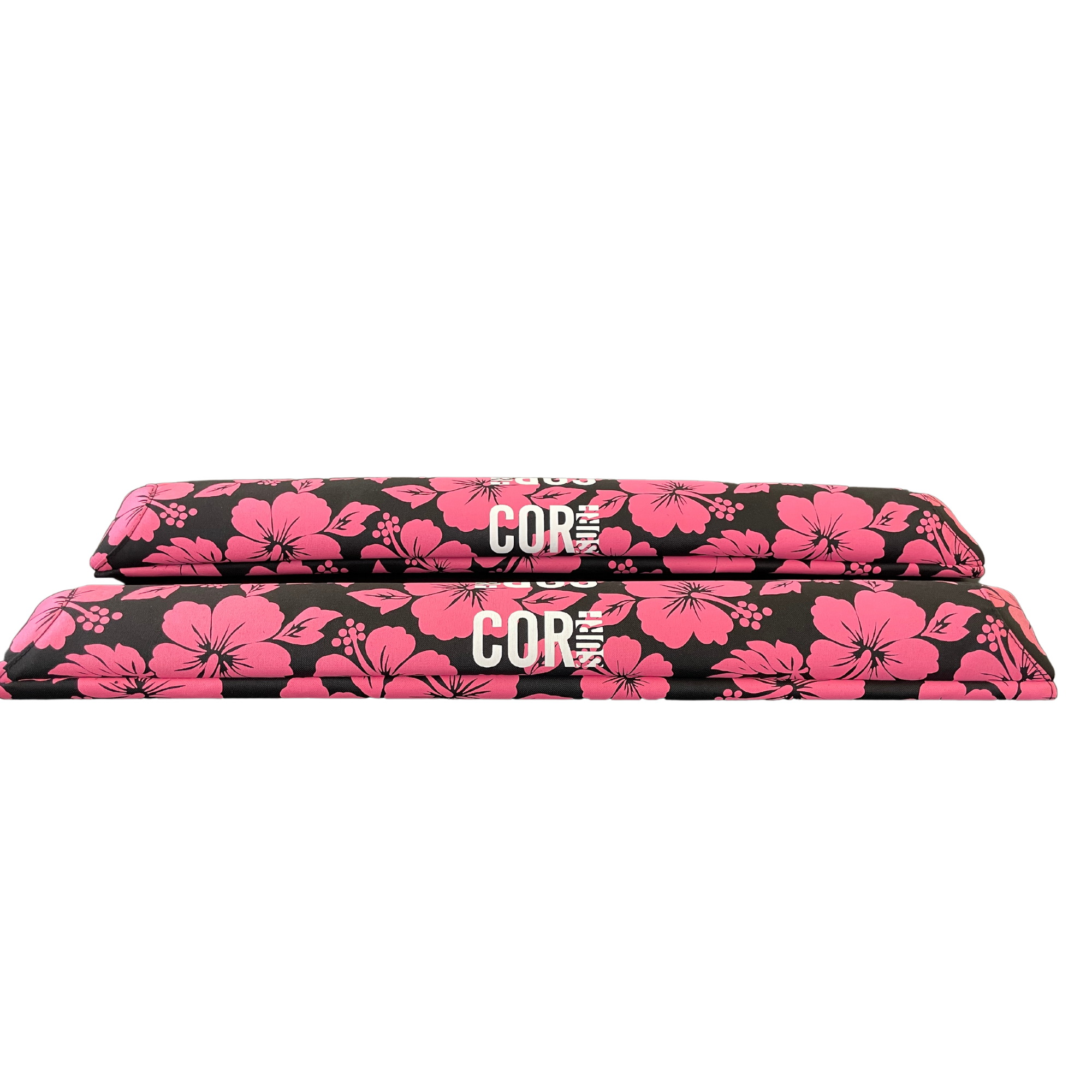Aero Roof Rack Pads Surf Paddle Kayak 28 Wide Pink Hawaiian Corsurf
