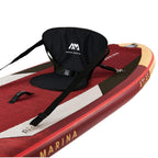 Aqua Marina Atlas Bt 21Atp All Around Inflatable Paddleboard For Wide Range With Adjustable Bungee 12Ft Sak57569 Back Support