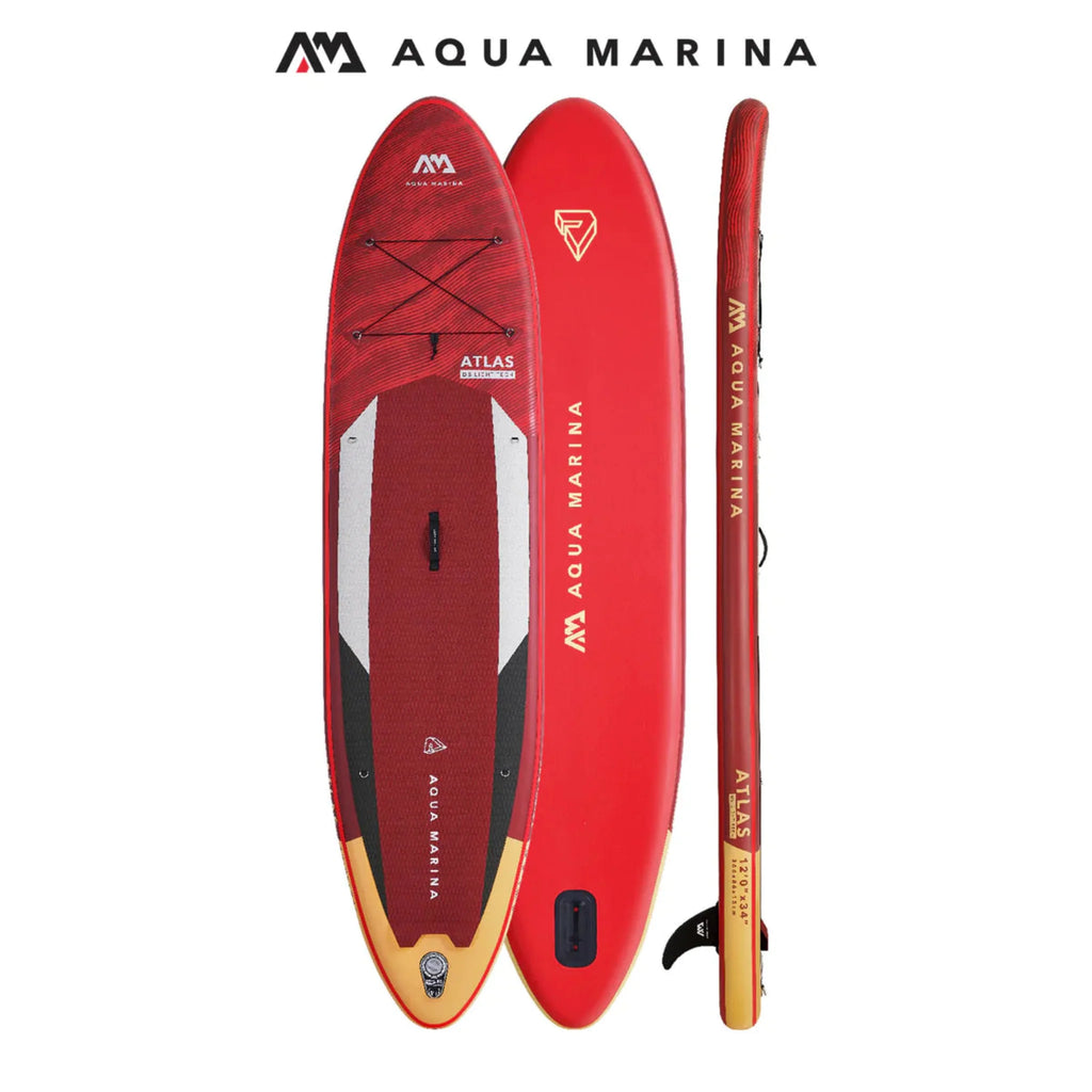 Aqua Marina Atlas Bt 21Atp All Around Inflatable Paddleboard For Wide Range With Adjustable Bungee 12Ft Sak57569 Product Preview