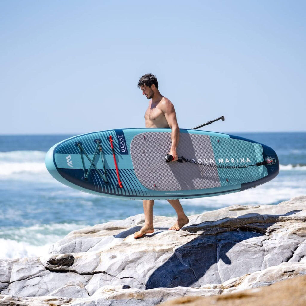 Aqua Marina Beast Bt 23Bep Advanced All Around Inflatable Sup With Carbon Hybrid Paddle 10Ft Sak89512 Lifestyle
