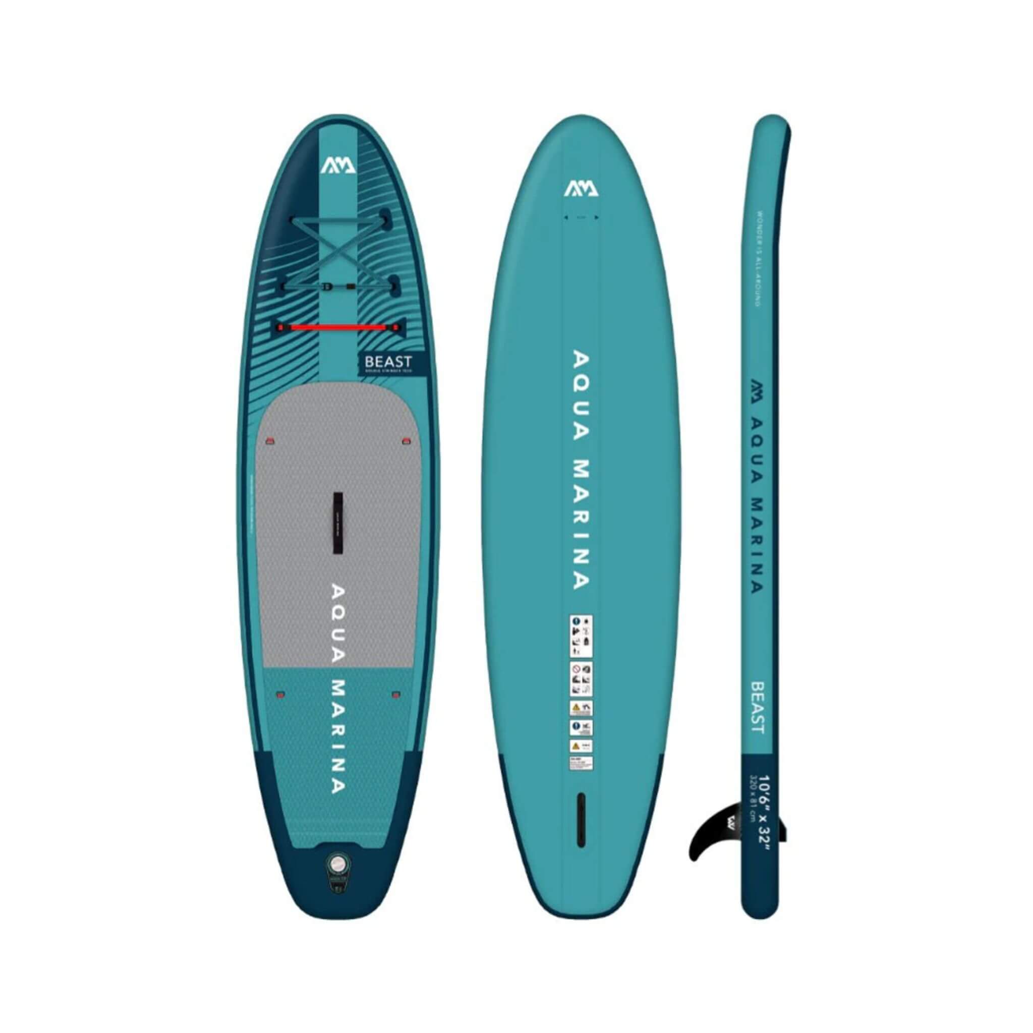 Aqua Marina Beast Bt 23Bep Advanced All Around Inflatable Sup With Carbon Hybrid Paddle 10Ft Sak89512 Product Previews