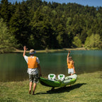 Aqua Marina Betta 2 Person Inflatable Recreational Kayak With Paddles 14Ft Be 412 Sak01375 511525