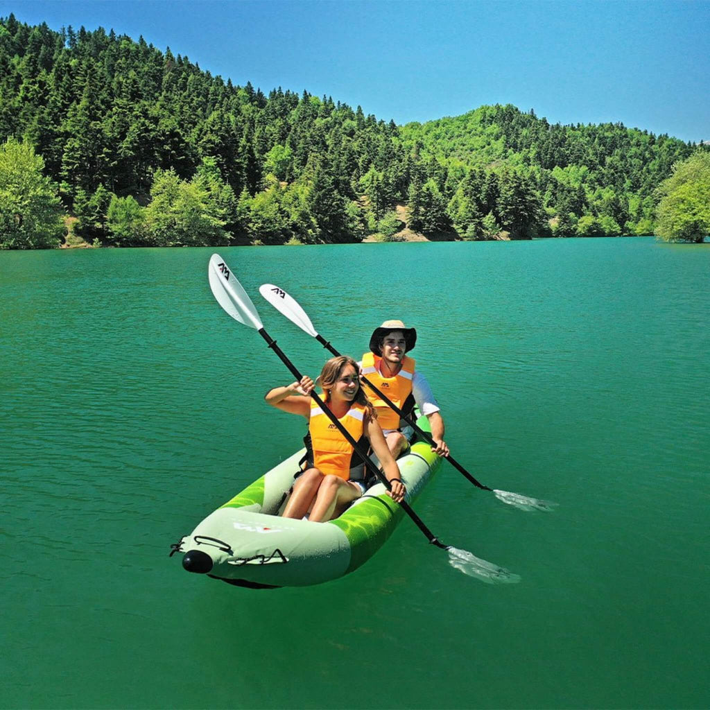Aqua Marina Betta 2 Person Inflatable Recreational Kayak With Paddles 14Ft Be 412 Sak01375 860920