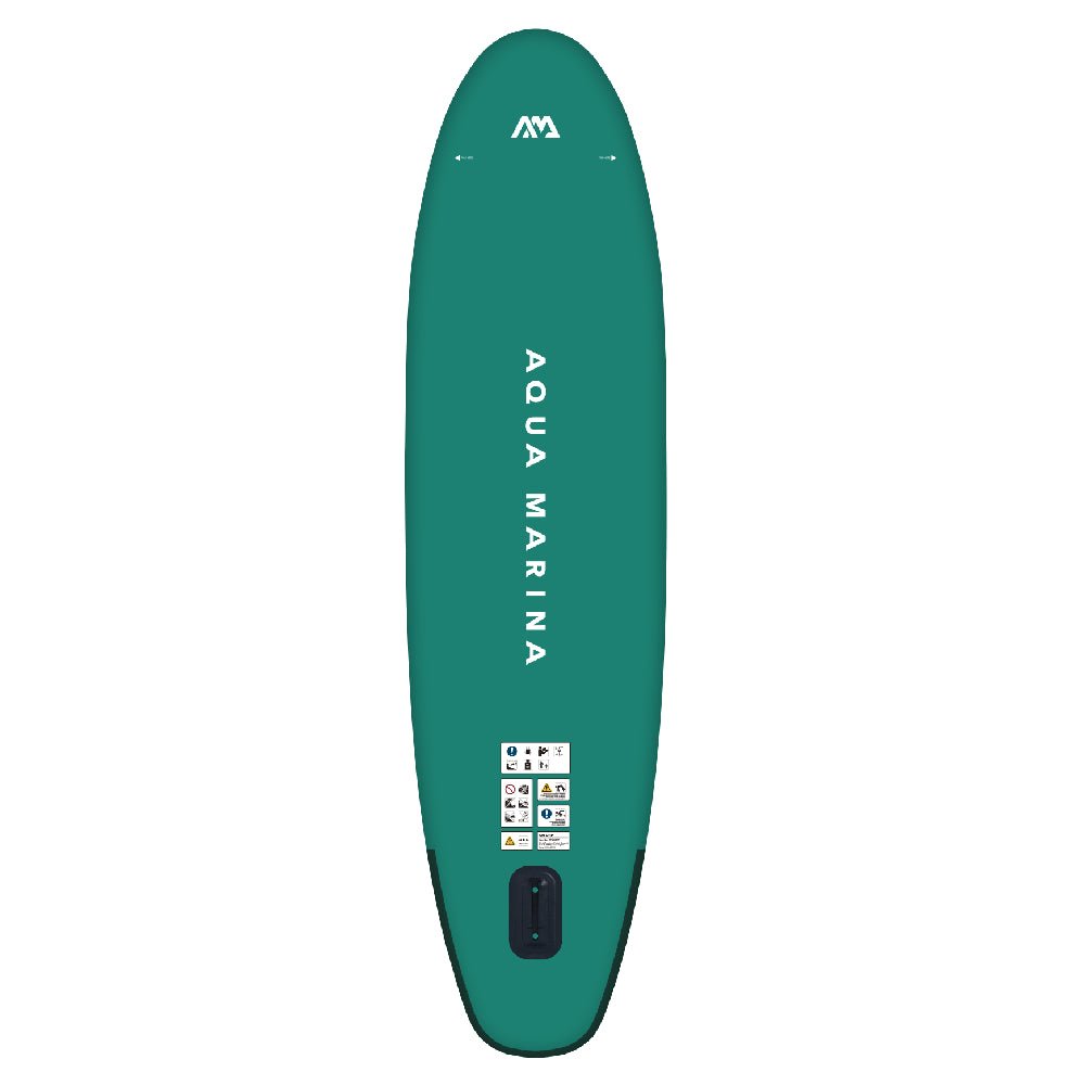 Aqua Marina Breeze Bt 23Brp Green Compact Inflatable Sup With Drop Stitch Light Technology 9Ft Sak68745 514408