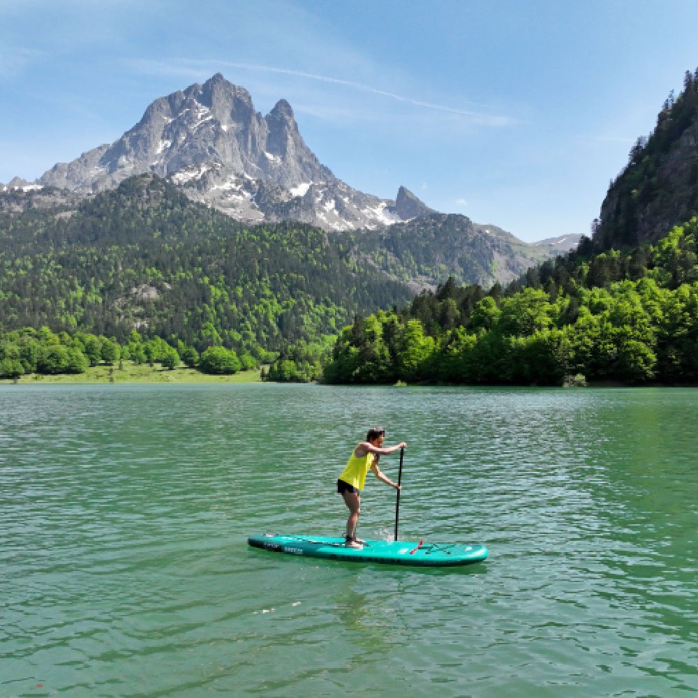 Aqua Marina Breeze Bt 23Brp Green Compact Inflatable Sup With Drop Stitch Light Technology 9Ft Sak68745 603053