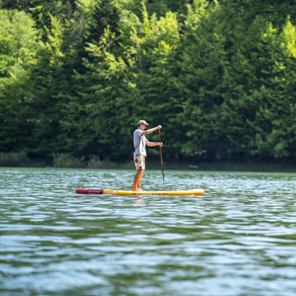 Aqua Marina Fusion Bt 23Fup Premium All Around Sup With Durable Pvc Rail Layers And New Grooved Eva Footpad 10Ft Sak37195 Lifestyle