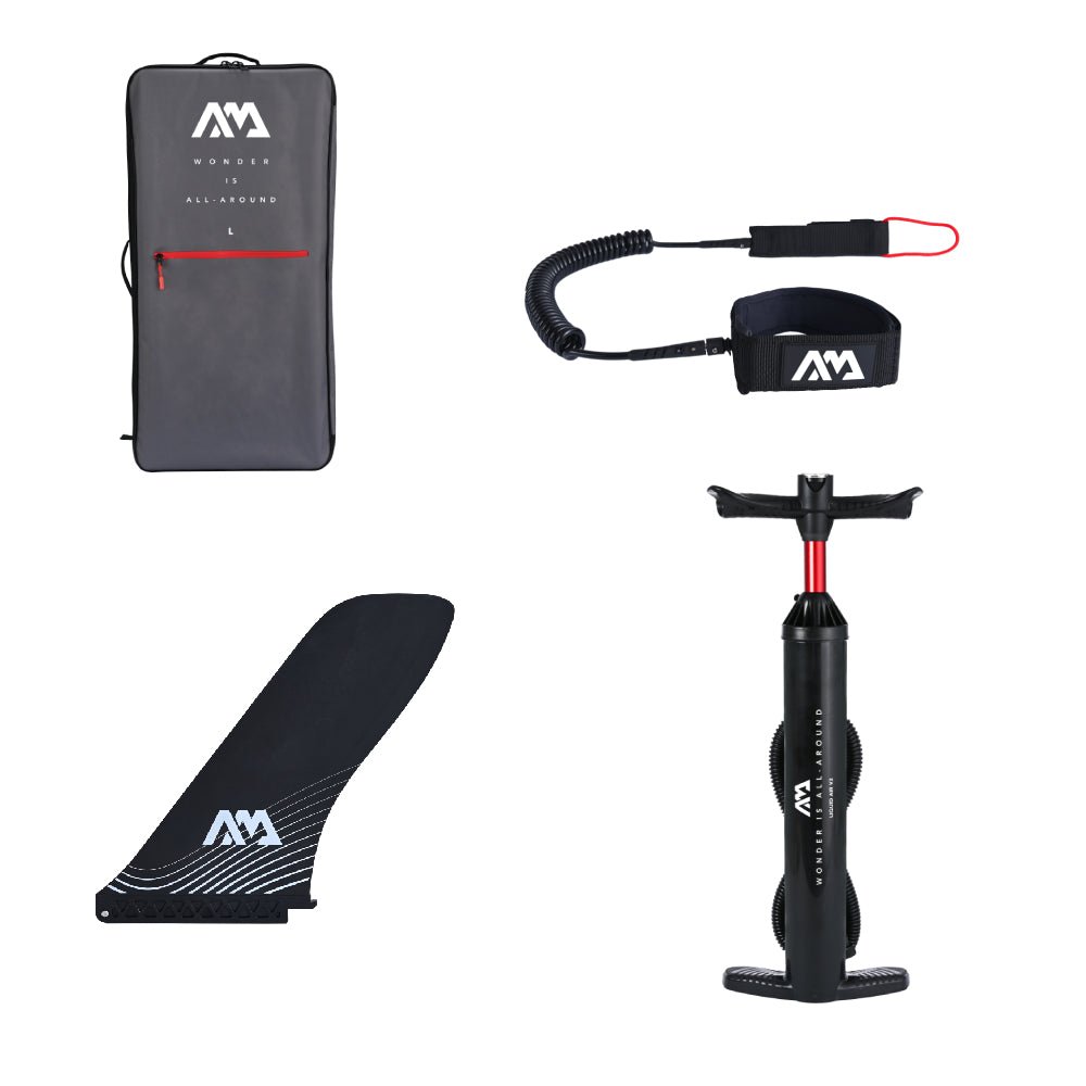 Aqua Marina Hyper Bt 23Hy02 Navy Touring Sup With Hydrodynamic Rail Edges And Adjustable Bungee 12Ft Sak23285 423570