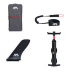 Aqua Marina Hyper Bt 23Hy02 Navy Touring Sup With Hydrodynamic Rail Edges And Adjustable Bungee 12Ft Sak23285 423570