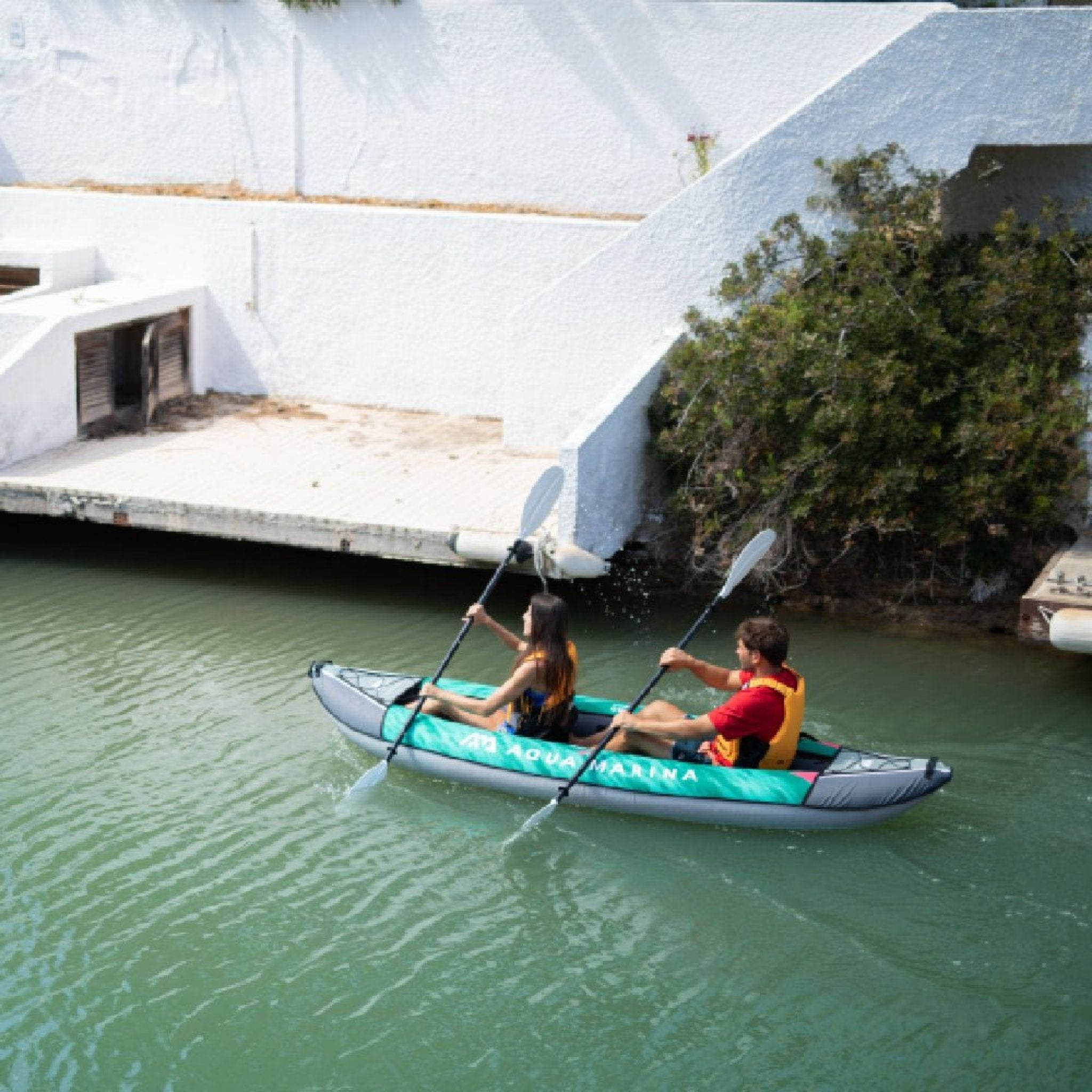 Aqua Marina Laxo 320 2 Person Recreational Kayak With High Back Seat Adjustable Cargo Bungee 10Ft Sak01396 237061