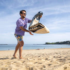 Aqua Marina Magma Bt 23Map All Around Inflatable Sup With Carbon Hybrid Paddle 11Ft Sak35791 Deflated Lifestyle