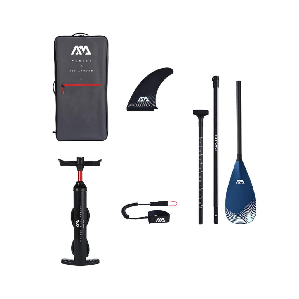 Aqua Marina Magma Bt 23Map All Around Inflatable Sup With Carbon Hybrid Paddle 11Ft Sak35791 Package Inclusions