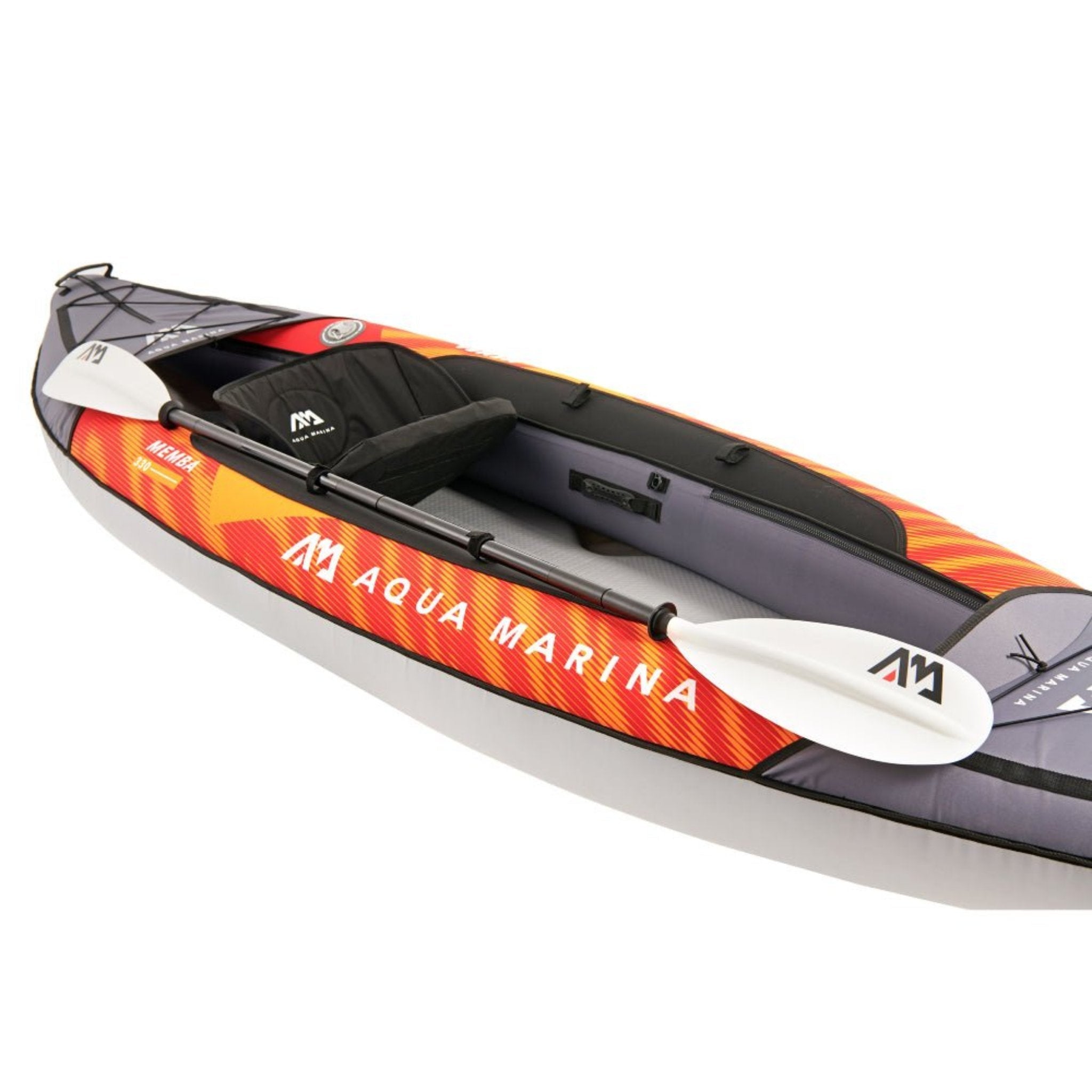 Aqua Marina Memba 330 1 Person Ultra Stiff Touring Kayak With Double Wall Fabric Floor 10Ft Sak56789 145034