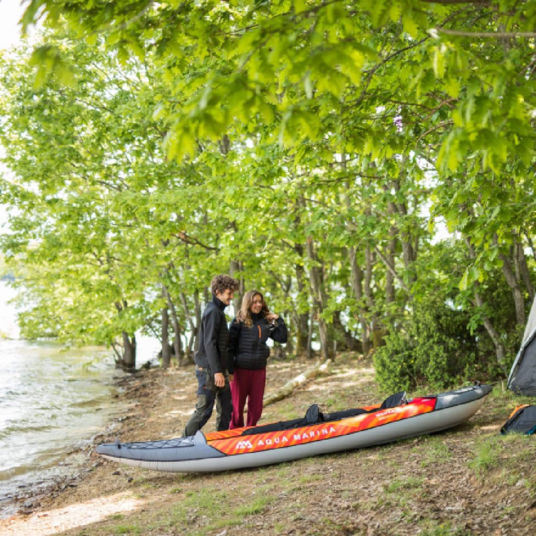 Aqua Marina Memba 390 Premium Touring Kayak With Dwf Deck And Paddles 12Ft Sak17282 368538