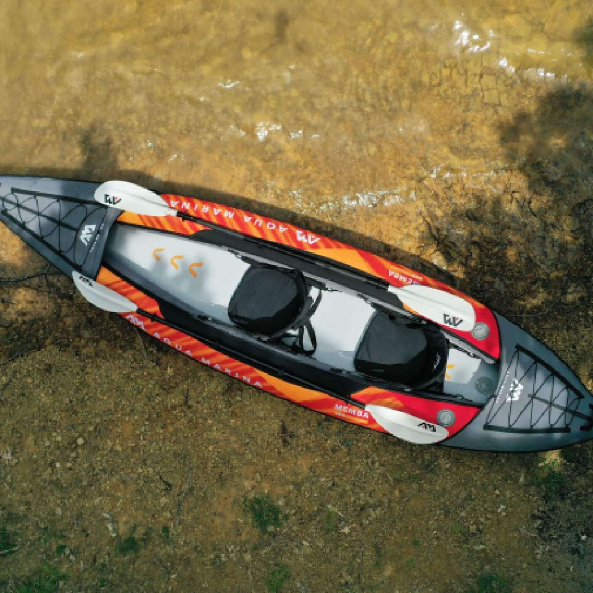 Aqua Marina Memba 390 Premium Touring Kayak With Dwf Deck And Paddles 12Ft Sak17282 477405