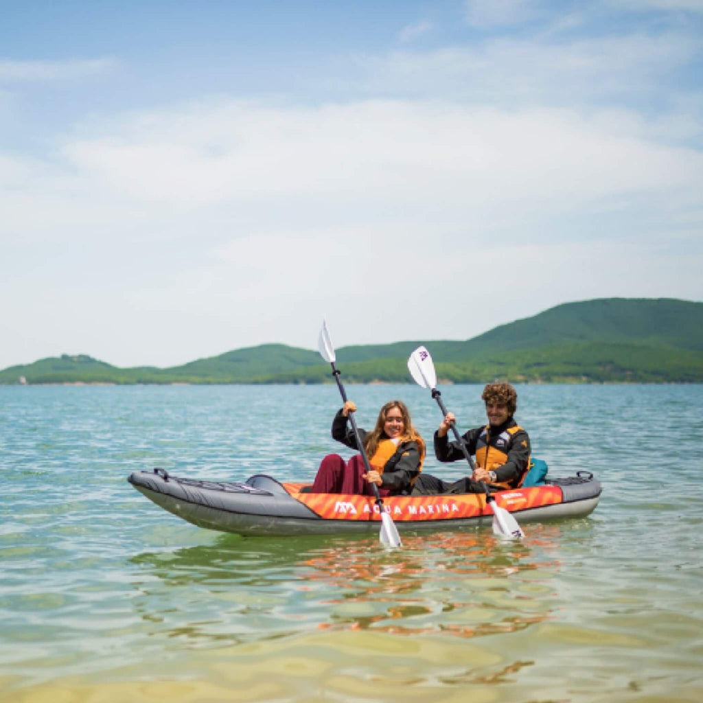 Aqua Marina Memba 390 Premium Touring Kayak With Dwf Deck And Paddles 12Ft Sak17282 820862