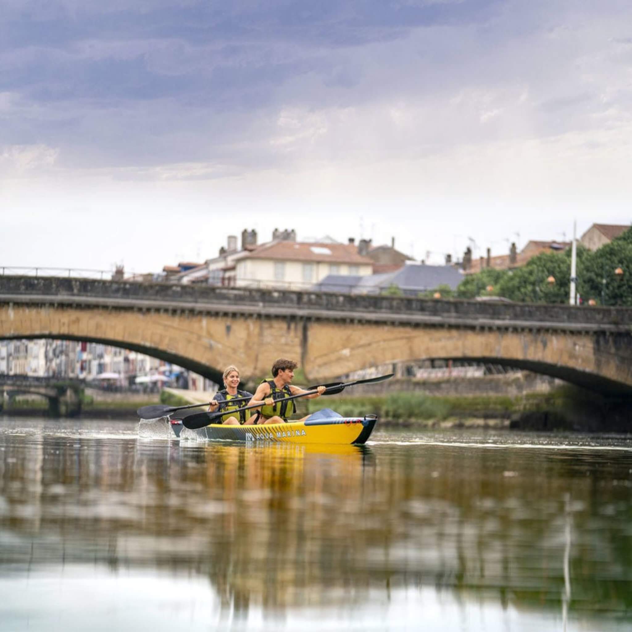 Aqua Marina Tomahawk Air K 440 2 Person High Pressure Speed Inflatable Kayak 14Ft Sak31482 791672