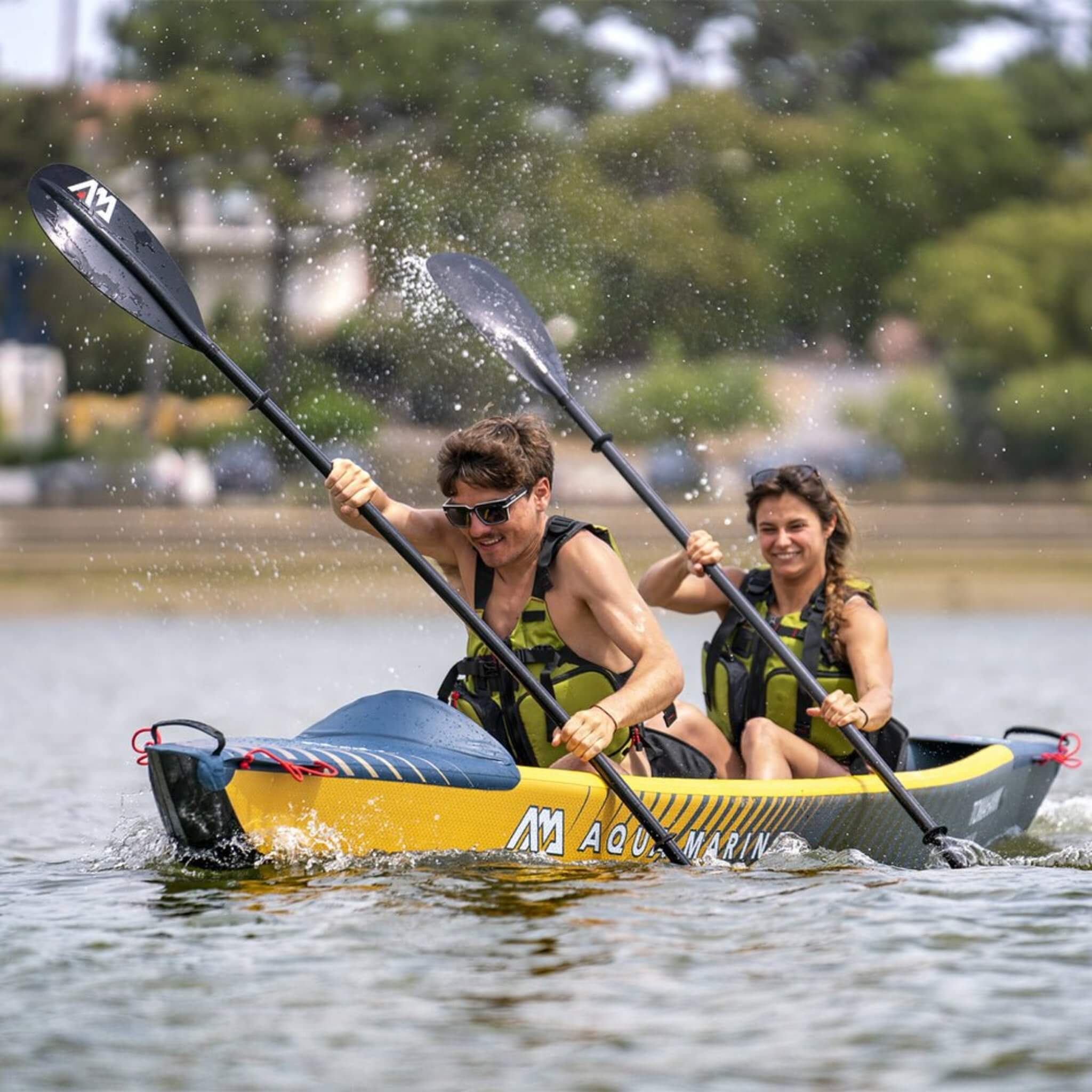 Aqua Marina Tomahawk Air K 440 2 Person High Pressure Speed Inflatable Kayak 14Ft Sak31482 923302