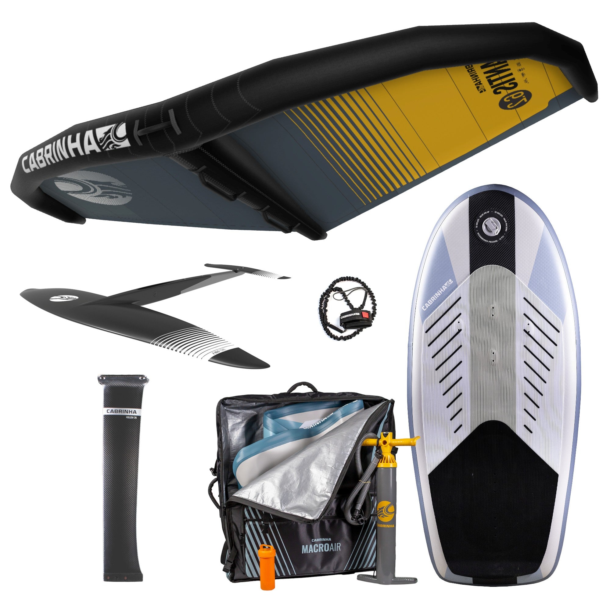 Beginner 1 Wingfoil Package 01 Mantis Macro Air Mid Aspect Fusion