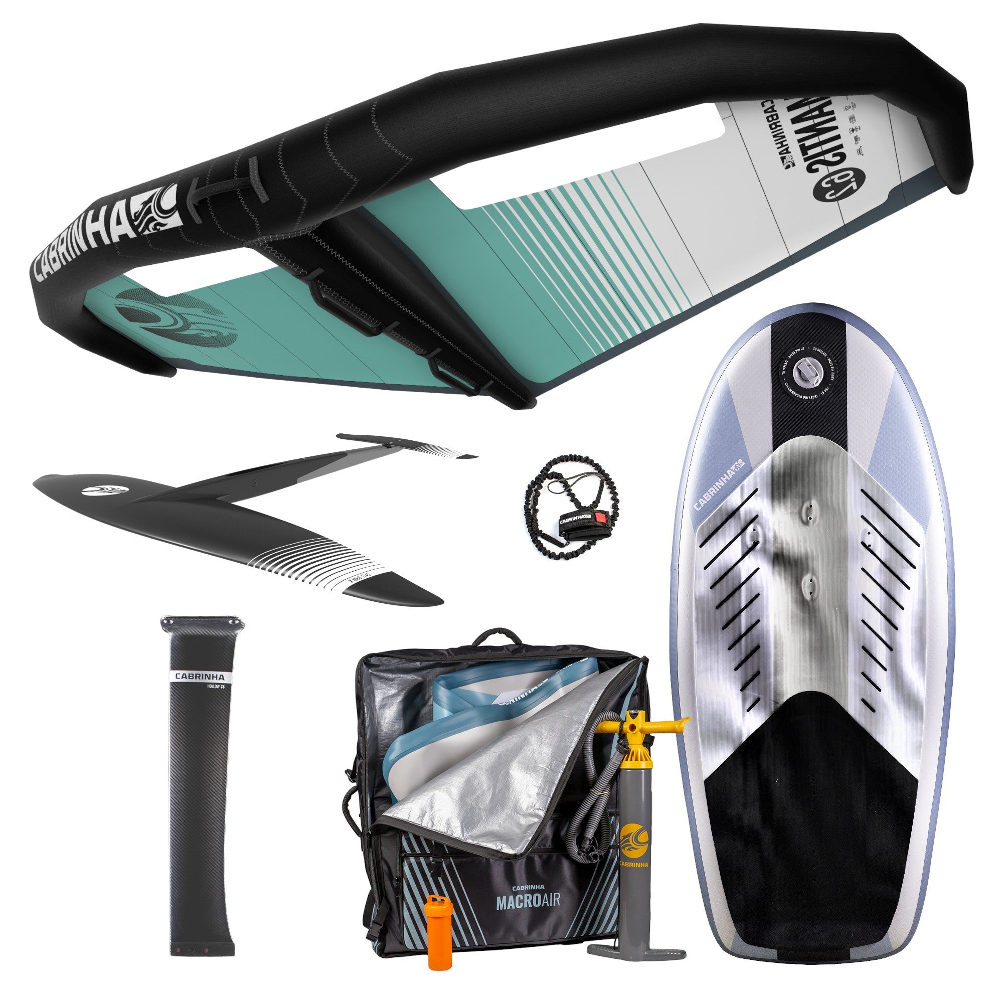Wingfoil Package: Mantis V1 Window, Macro Air, X1650/74cm Foil - Beginner II