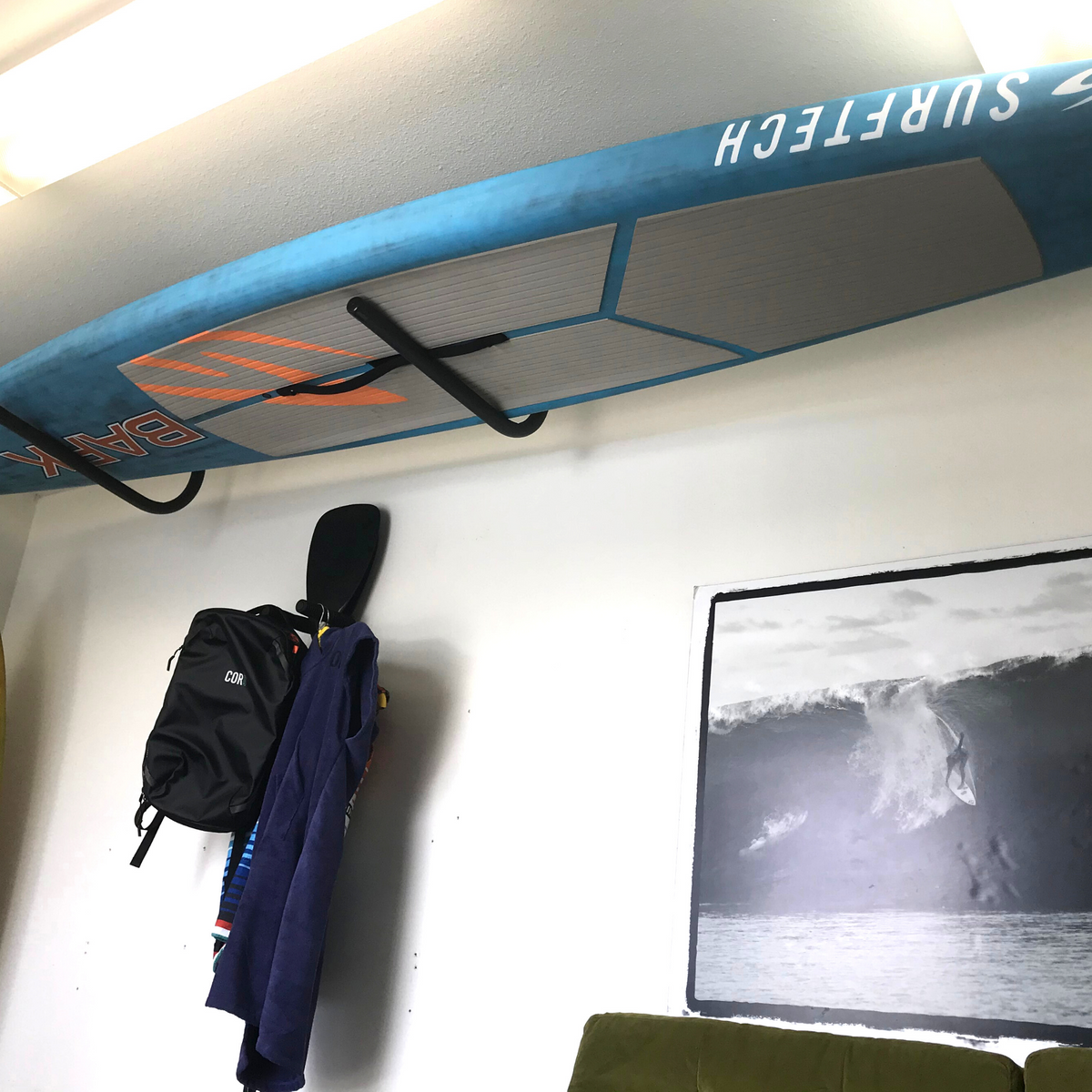 Sup Ceiling Or Wall Storage Rack Longboard Paddleboard Mount 3