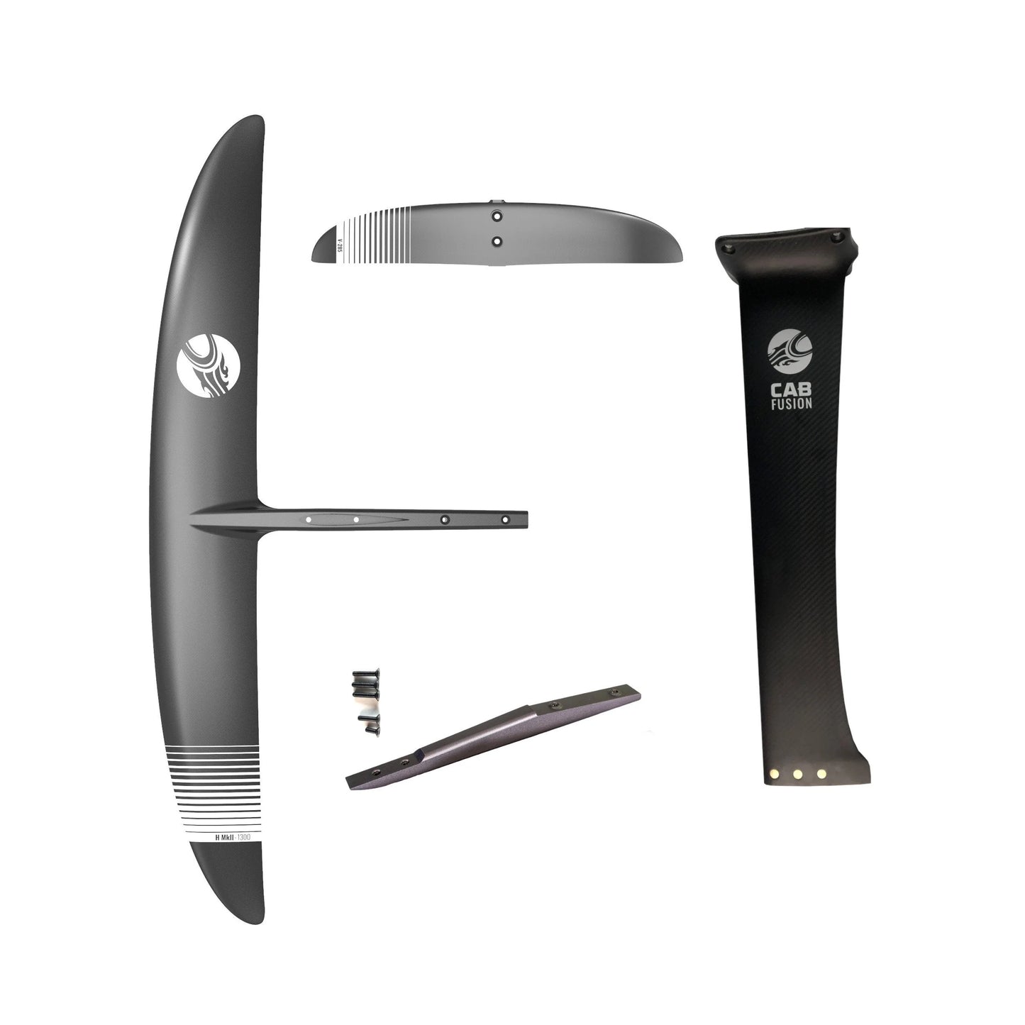 Cabrinha Fusion Complete X-Series Full-Carbon Foil Kit - Mid Aspect