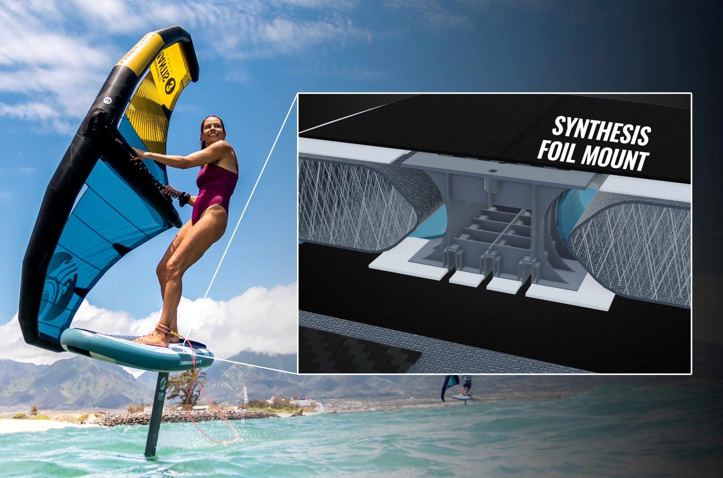 Cabrinha Macro Air Inflatable Wingfoil Board