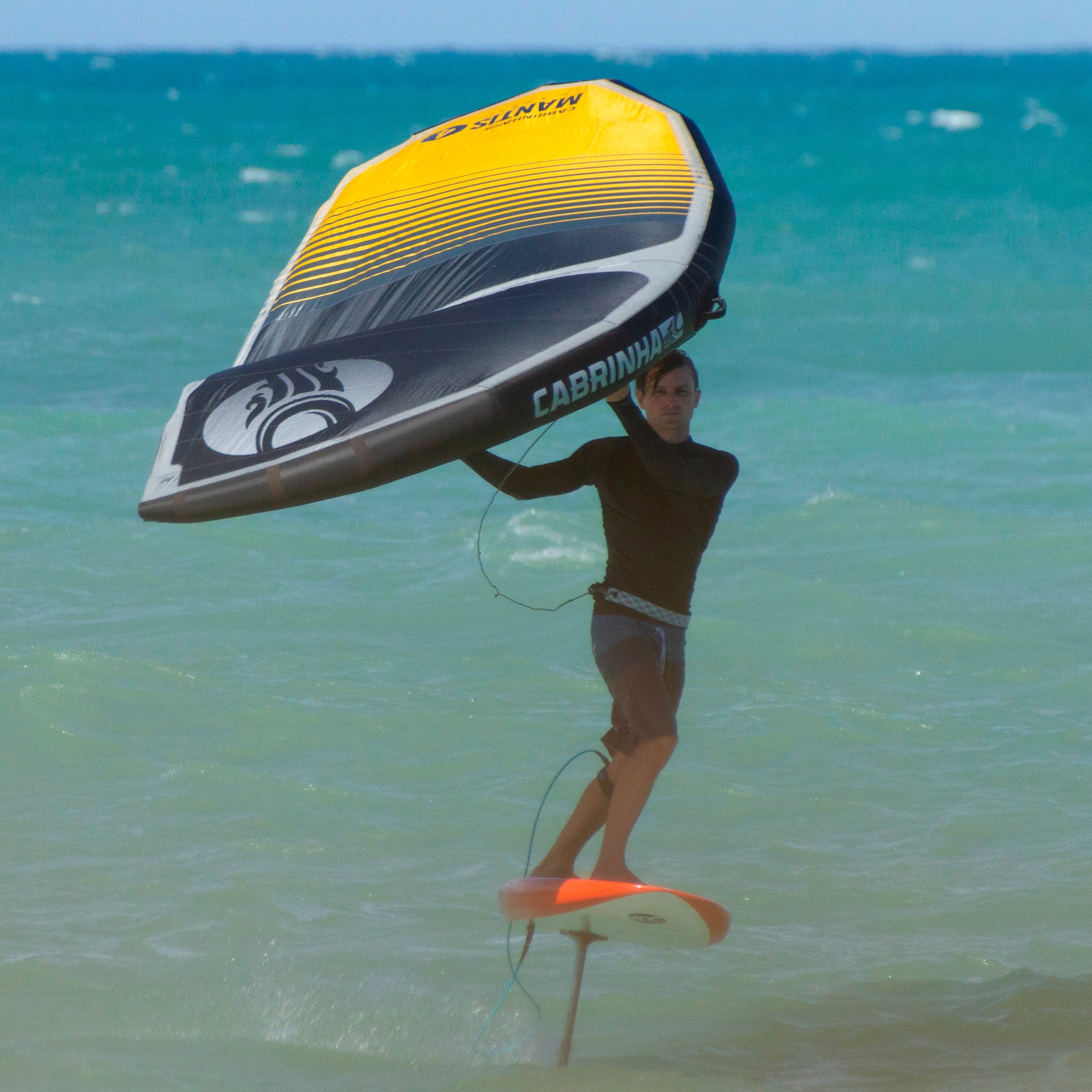 Cabrinha Mantis Wing 4M Grey Yellow 6