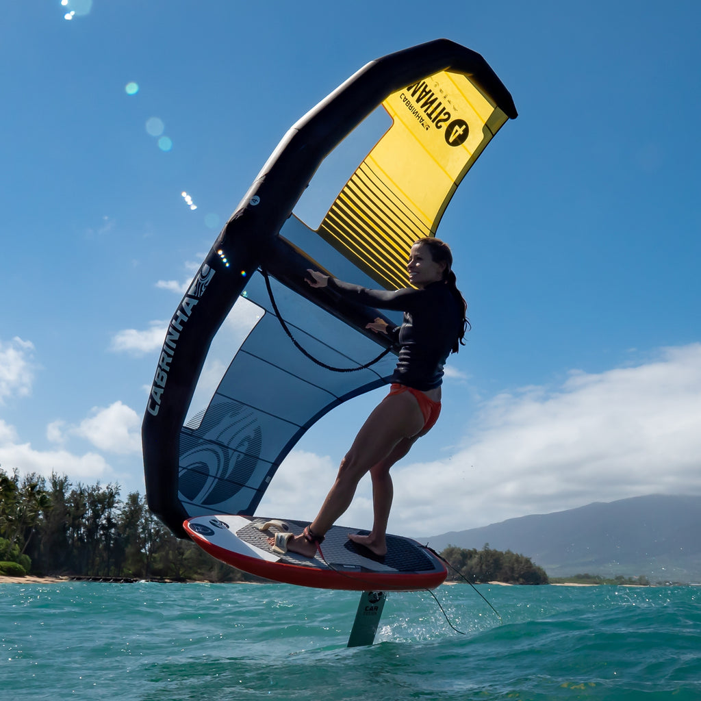 Cabrinha Mantis Wing With Windows 4M Grey Yellow 2