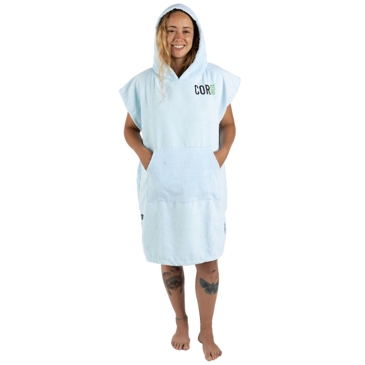 Kids Changing Towel Poncho Solid Colors 14
