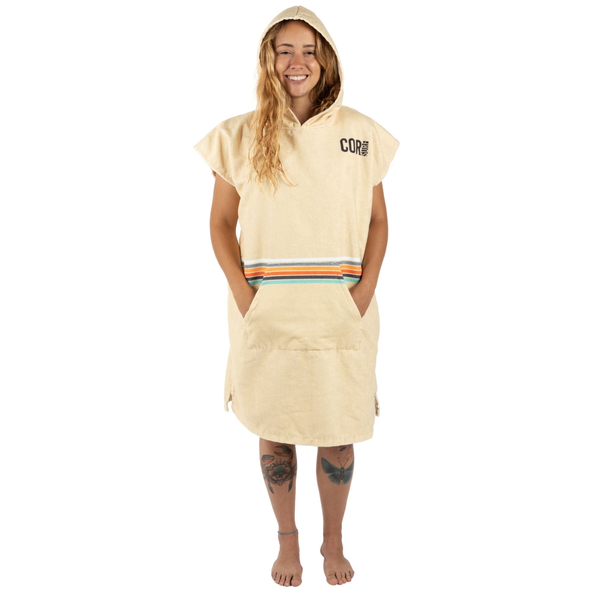 Retro Sand Changing Towel Poncho Medium 2