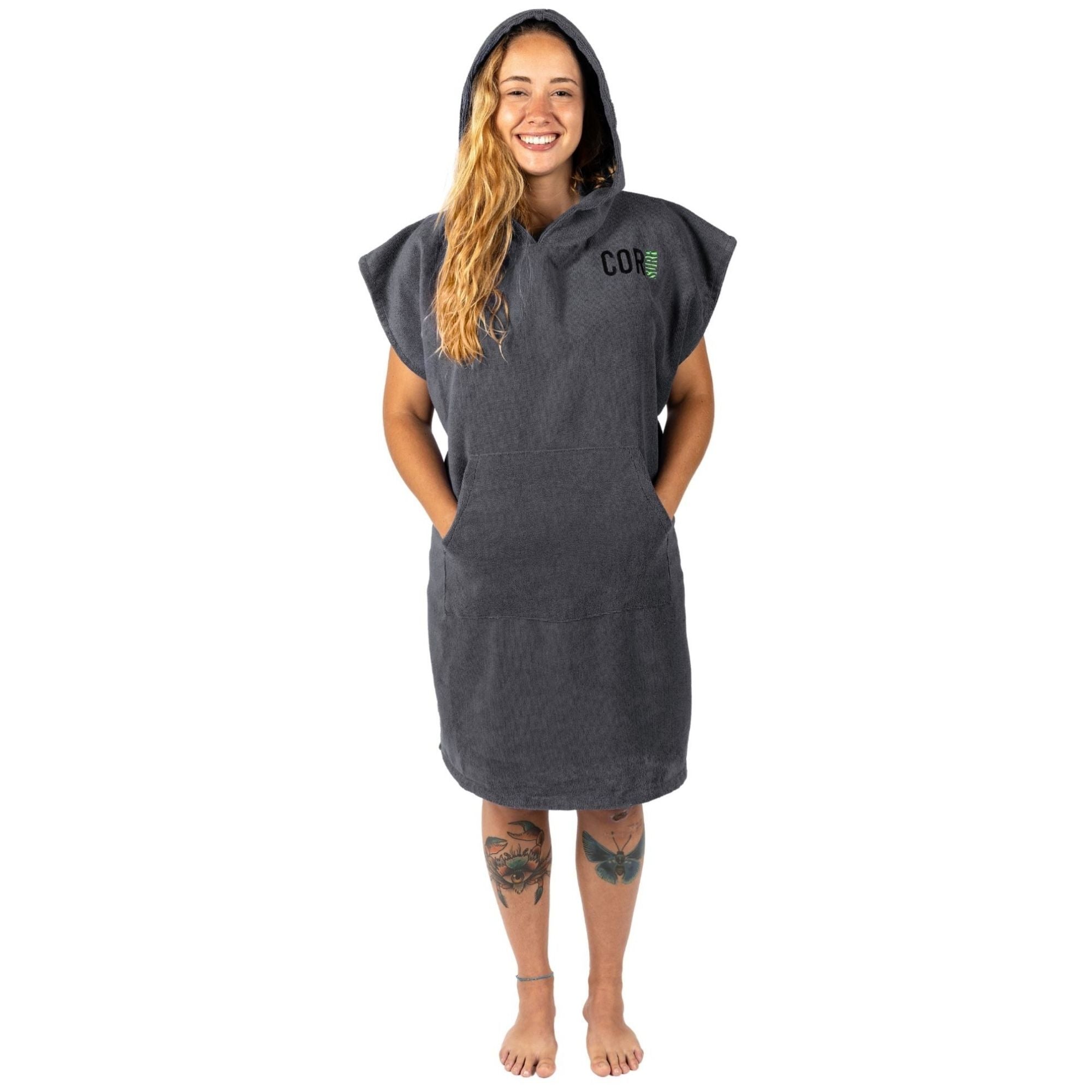 Kids Changing Towel Poncho Solid Colors 15