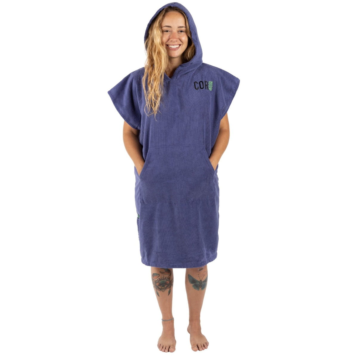 Kids Changing Towel Poncho Solid Colors 12