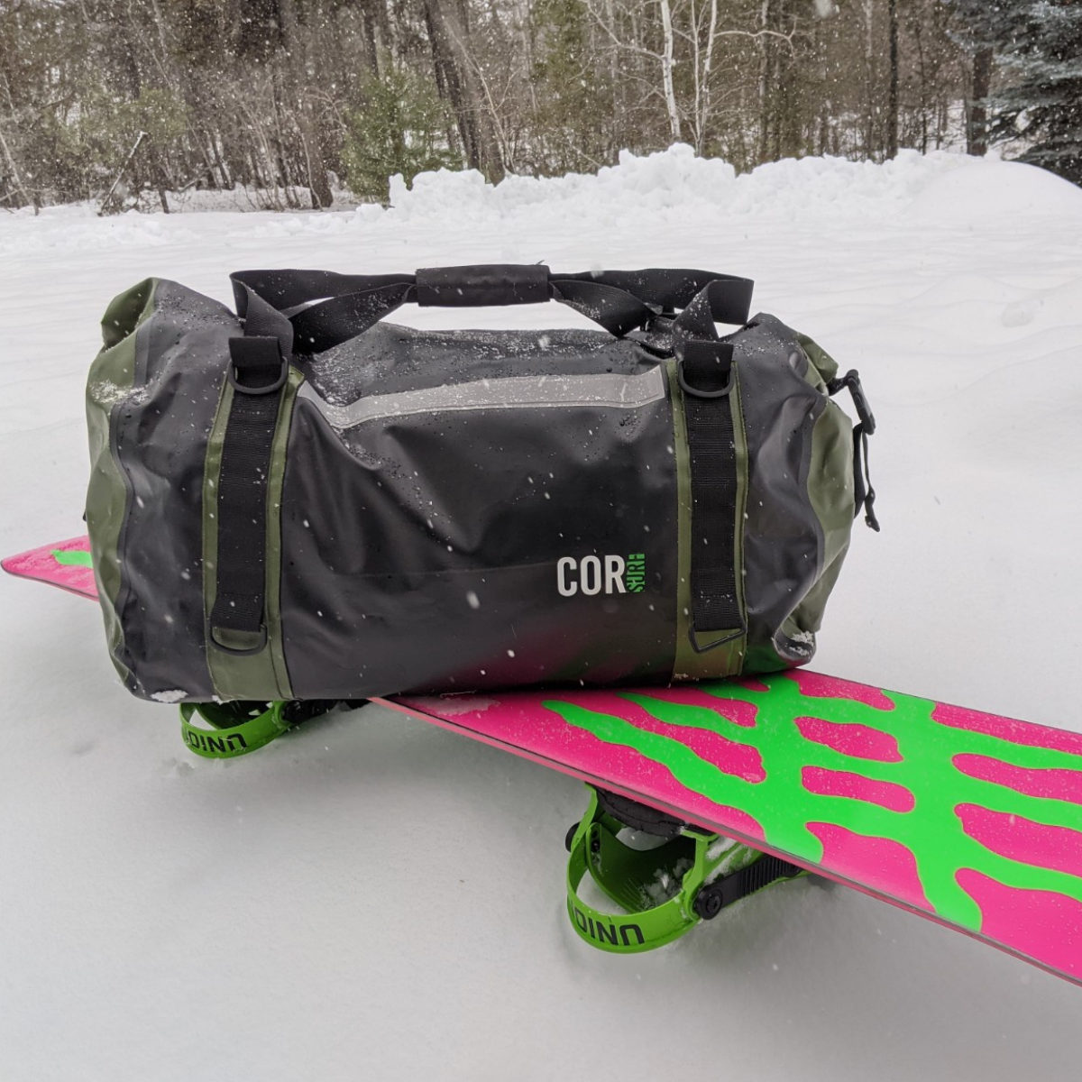 Waterproof Roll Top Dry Duffel Bag 60L 5