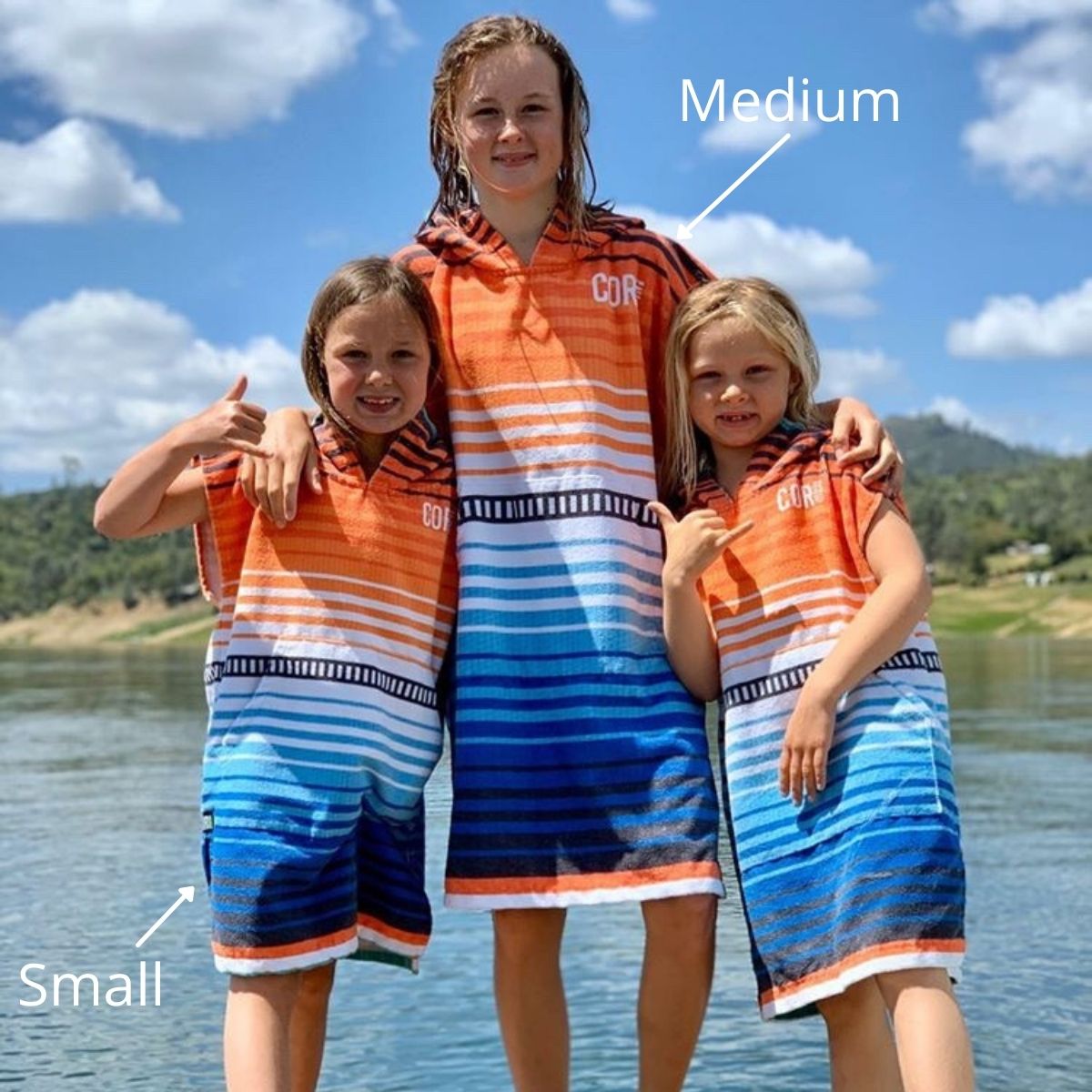 Kids Changing Towel Poncho Sarape 4