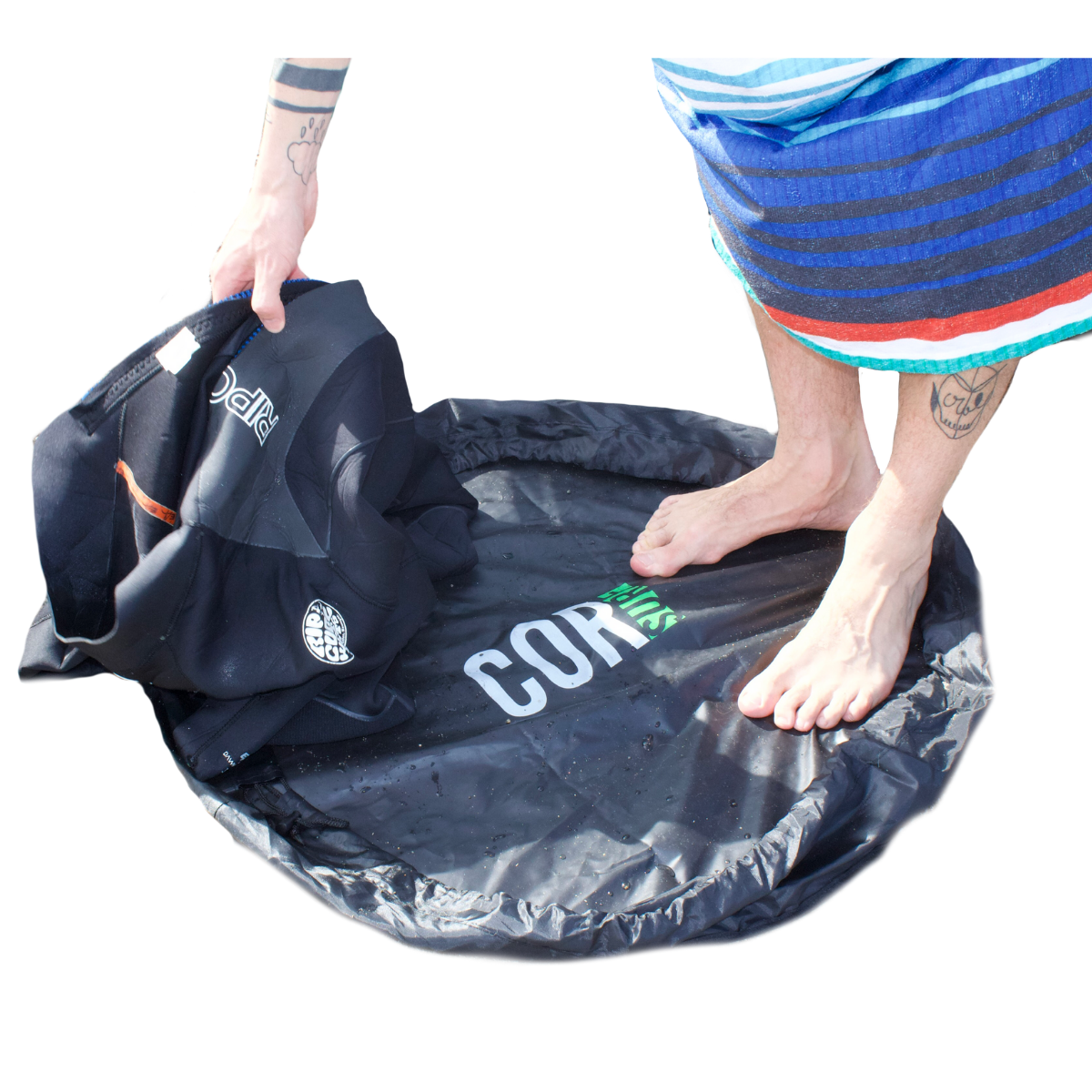 The Surfer Bundle Gift Pack Poncho Surf Rack Change Mat And Wax 3