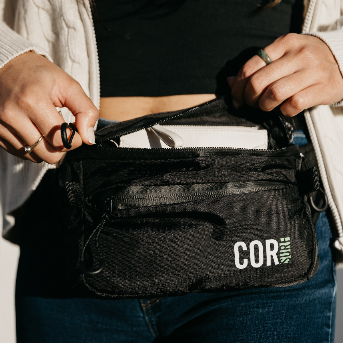 Daily Waist Pack 1L Black