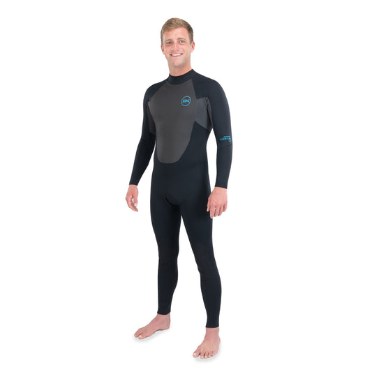 Dakine Mens Quantum Back Zip 3/2mm Glued and Blindstitched Seams