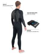 Dakine Mens Quantum Back Zip 543 4