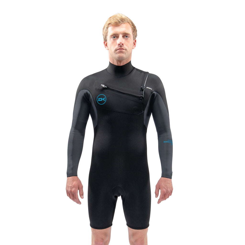 Dakine Mens Quantum Chest Zip Long Sleeve Shorty 22Mm 1
