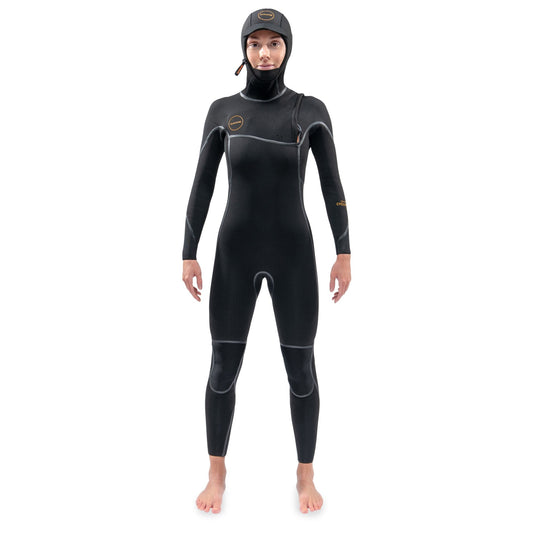 Dakine Womens Cyclone Zip Free Hooded 5/4mm