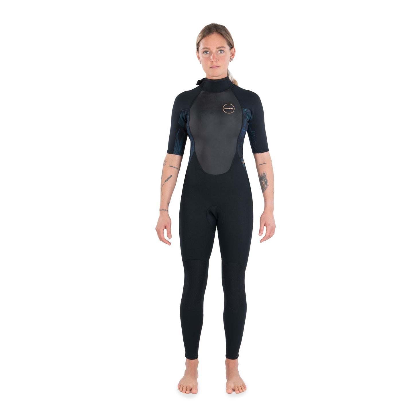 Dakine Womens Quantum Back Zip Short Sleeve Full 2/2 Flatlock