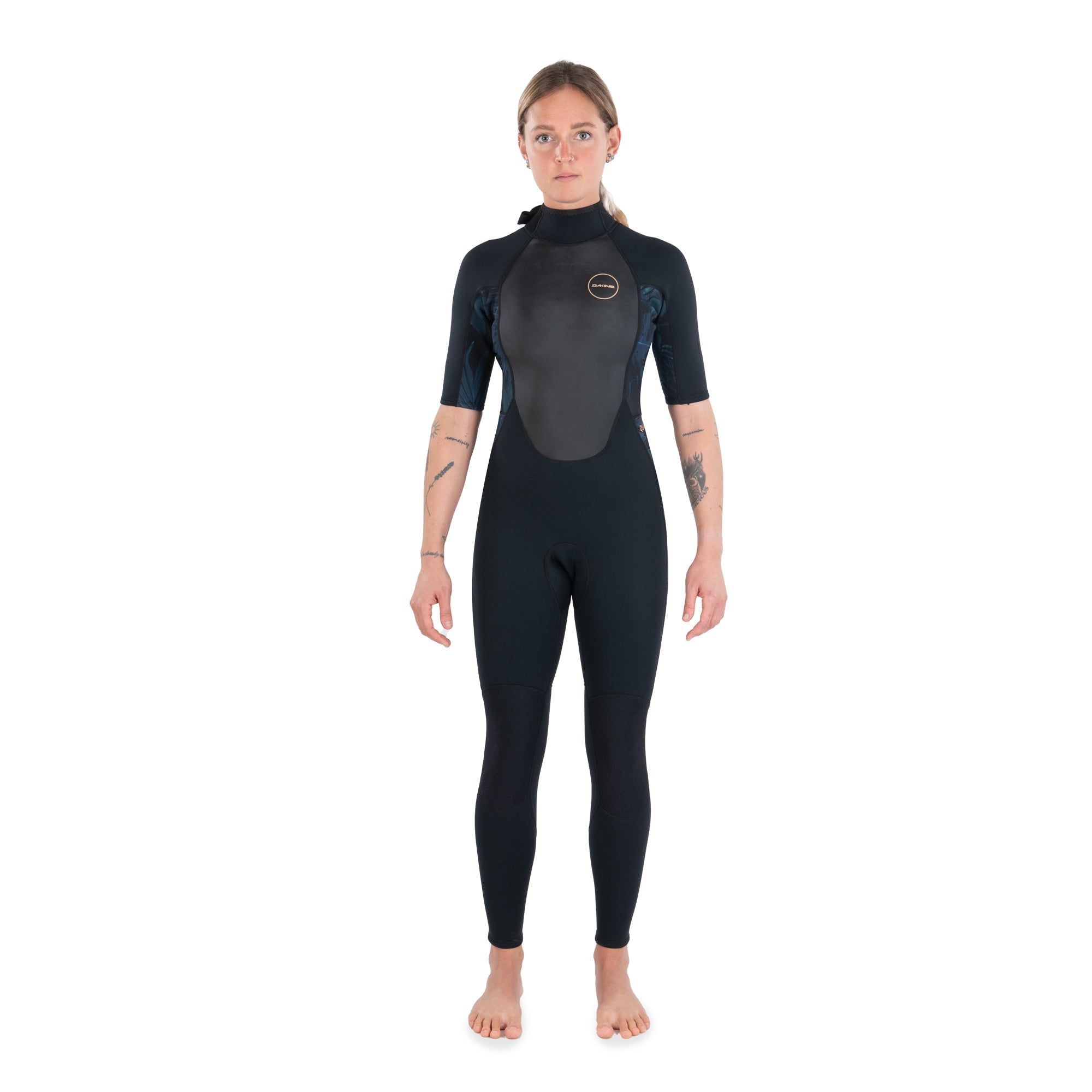 Dakine Womens Quantum Back Zip Short Sleeve Full 22 Flatlock 1