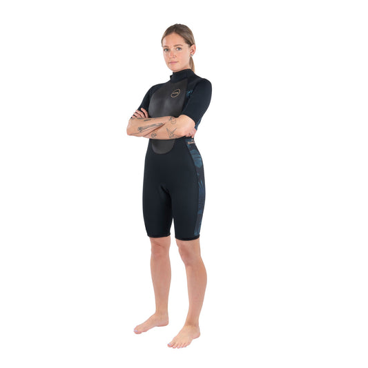 Dakine Womens Quantum Back Zip Shorty 2/2 Flatlock