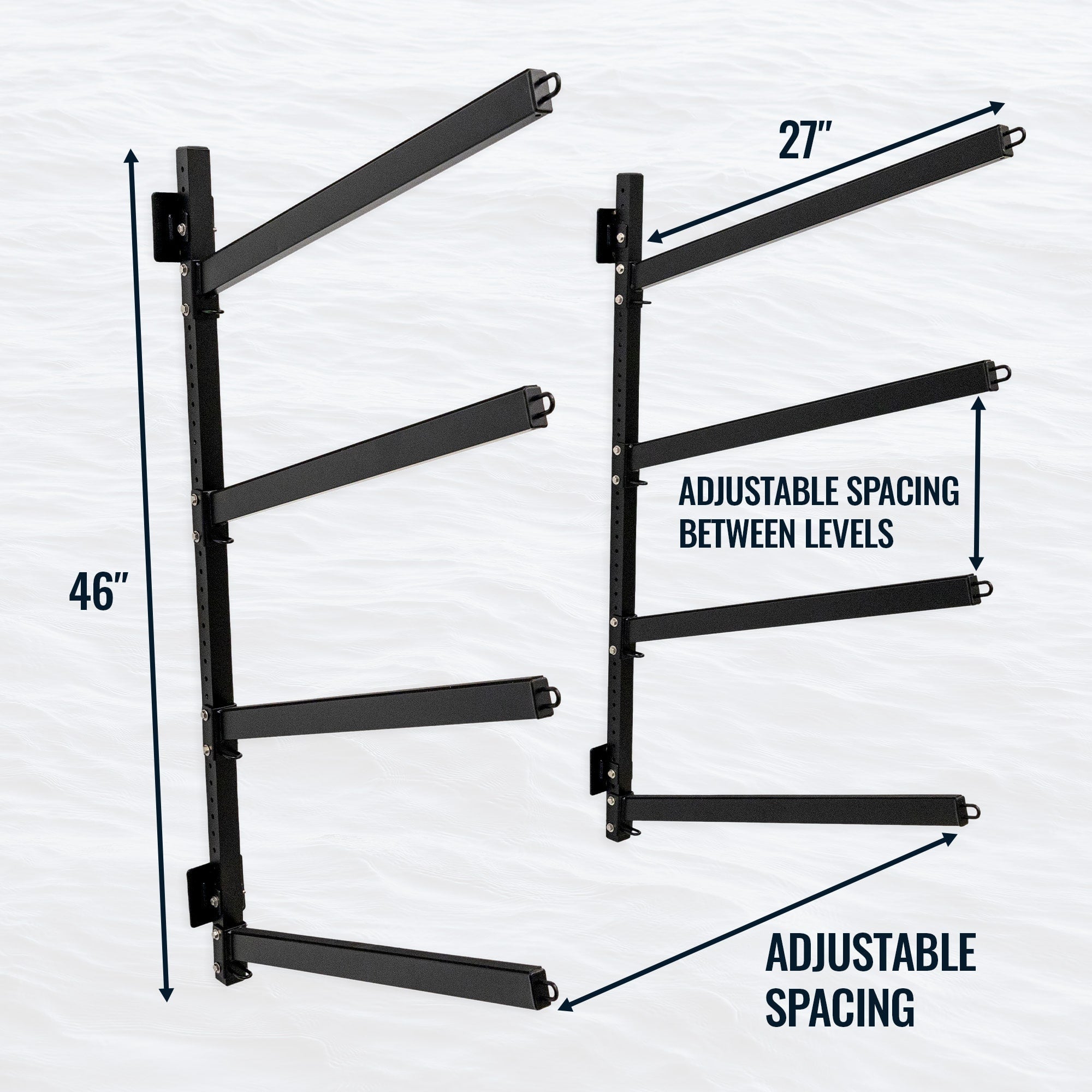Champlain Kayak Storage Indoor Adjustable Rack 4 Levels 5