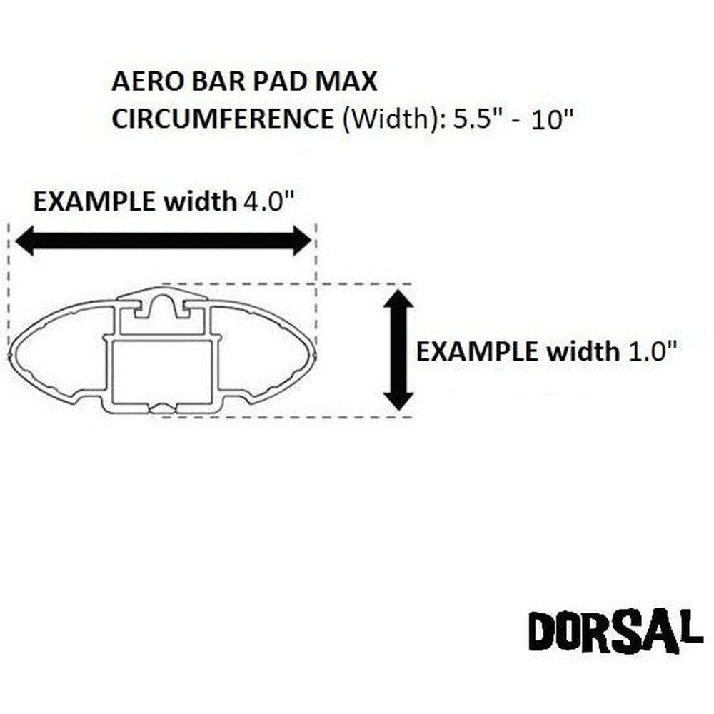 Dorsal Sunguard No Fade Aero Roof Rack Pads And 15 Ft Straps Pack Of 4 For Car Surfboard Kayak Sup Snowboard 6